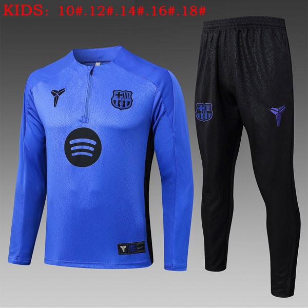 Ninos Sudadera De Training Barcelona 2026/2027 Azul 4